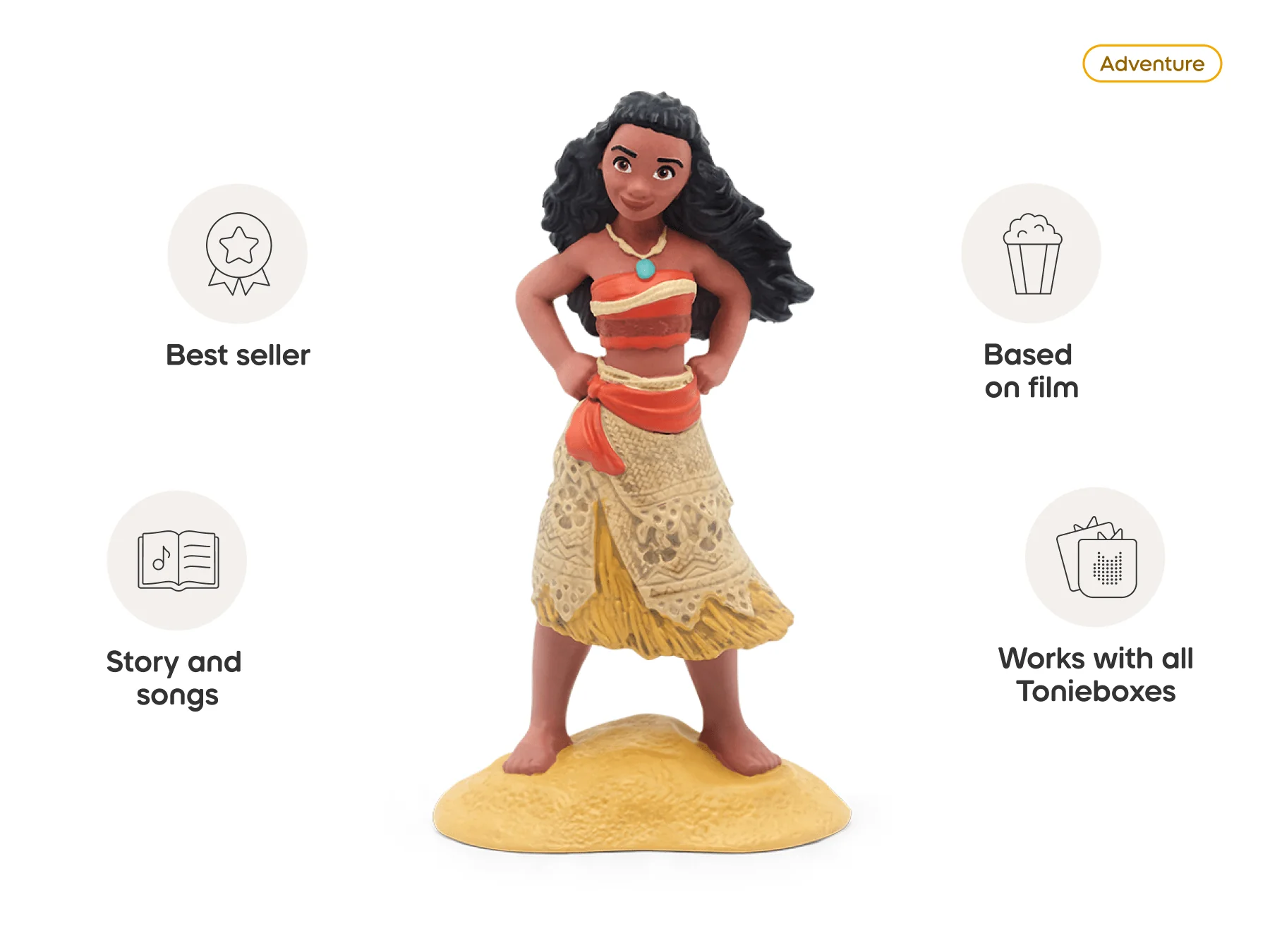 tonies Cloud Pink – Disney Moana Toniebox 2 Starter Set - Image 8