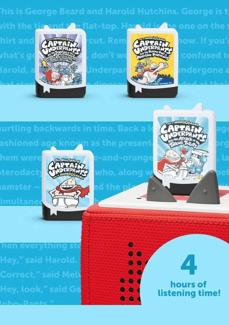 tonies 4 Pack – Captain Underpants Book Tonies - Image 2