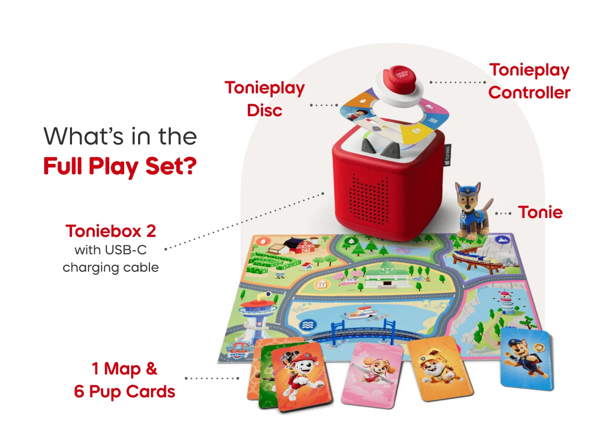 tonies Sunset Red – PAW Patrol: Chase Toniebox 2 Play Set - Image 5