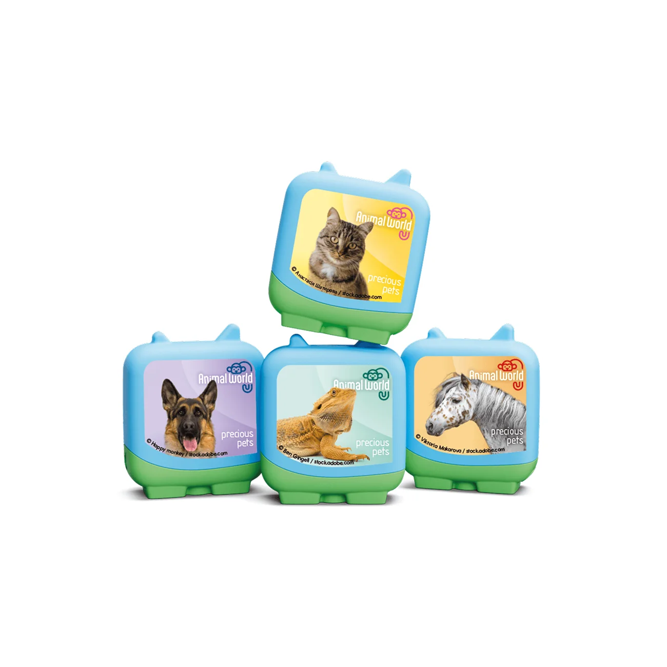 tonies 4 Pack – Animal World Precious Pets Pocket Tonies Brush
