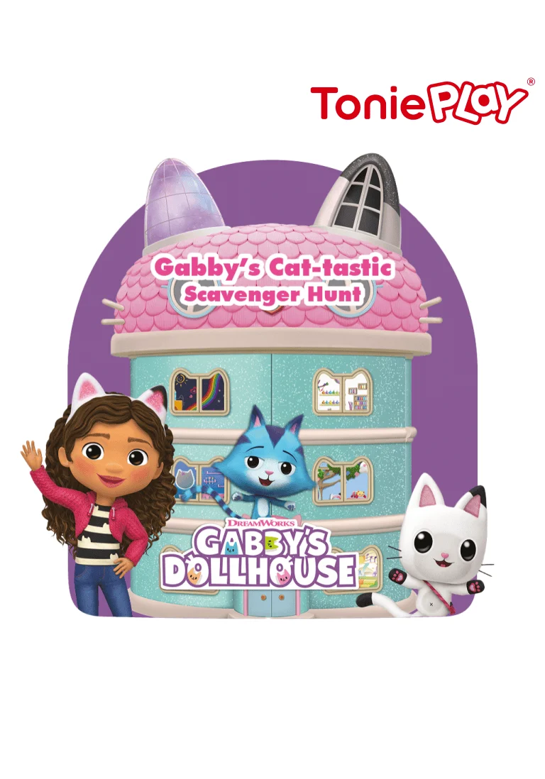 tonies Tonieplay Gabby's Dollhouse: Gabby's Cat-tastic Scavenger Hunt Game Puzzle