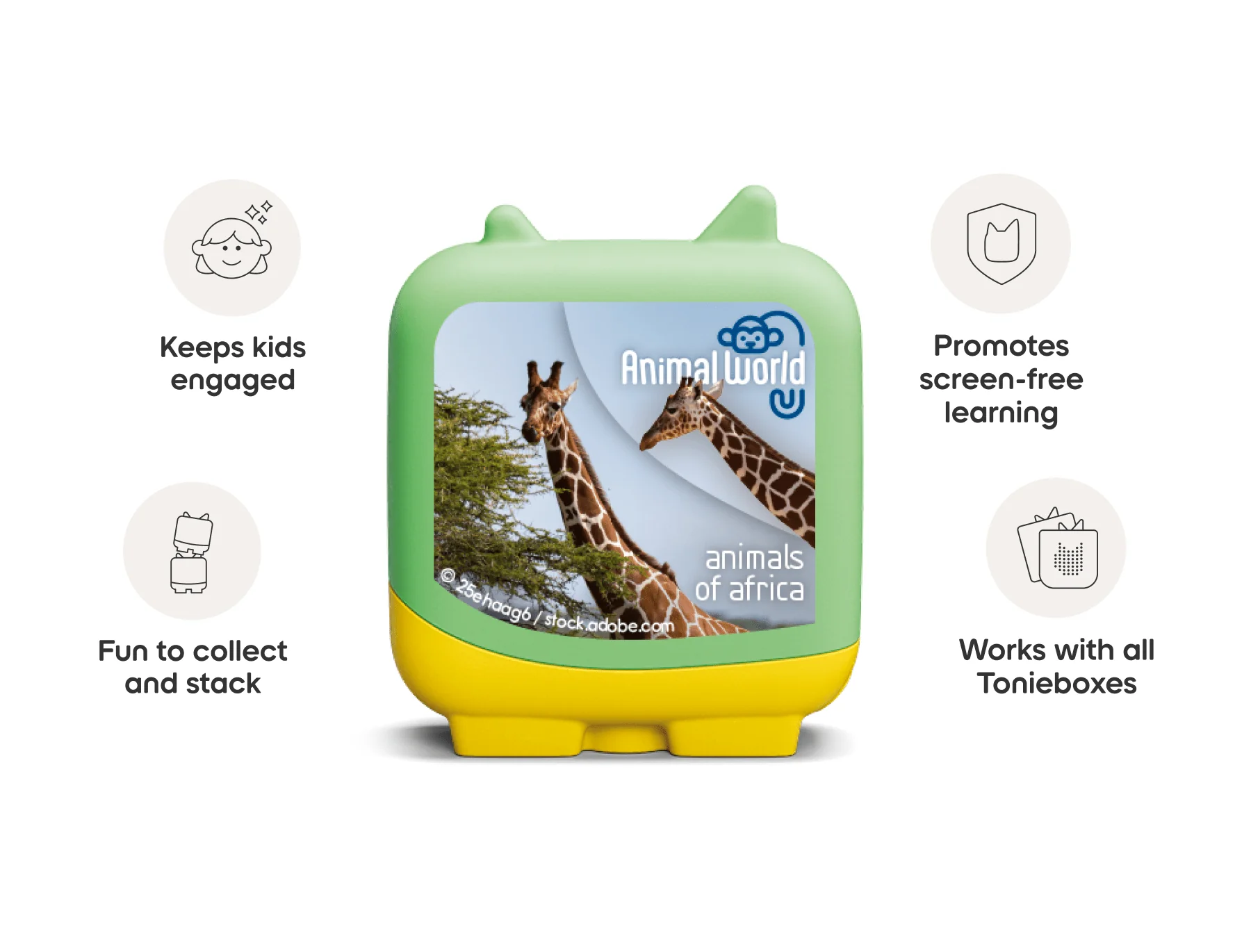 tonies 4 Pack – Animal World Animals of Africa Pocket Tonies - Image 9