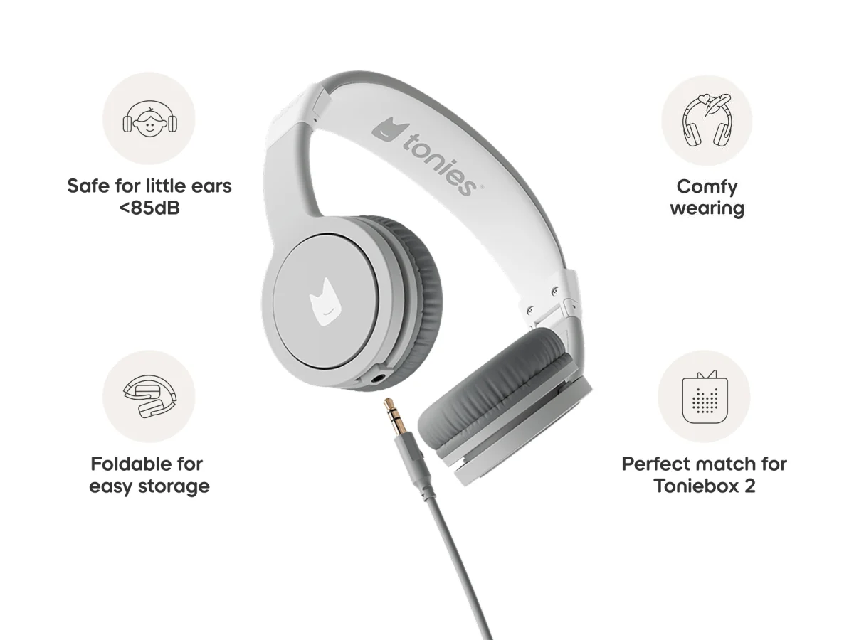 tonies Wired Headphones: Moon Gray - Image 4