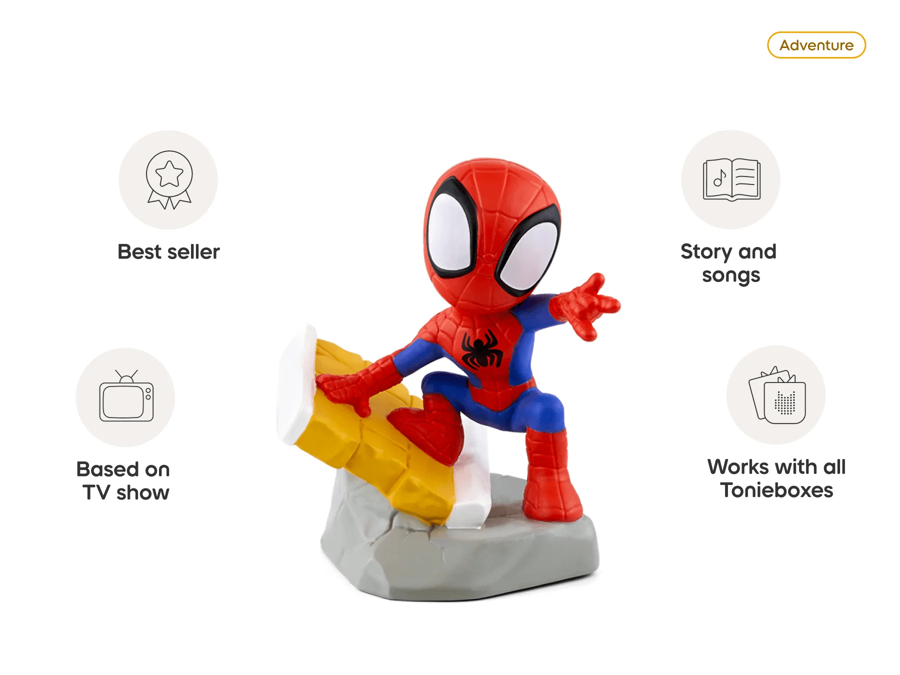 tonies Marvel's Spidey and His Amazing Friends: Spidey Tonie - Image 7