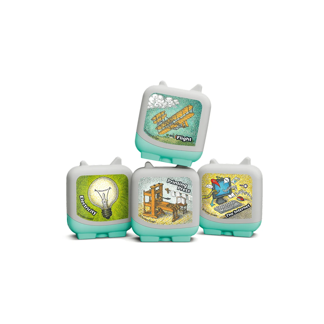 tonies 4 Pack – Inventions and Innovation Pocket Tonies