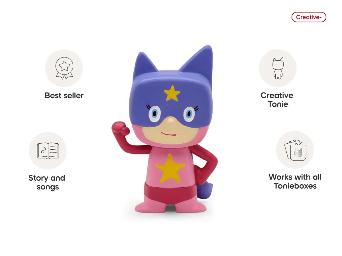 tonies Pink & Purple Superhero Creative Tonie - Image 6