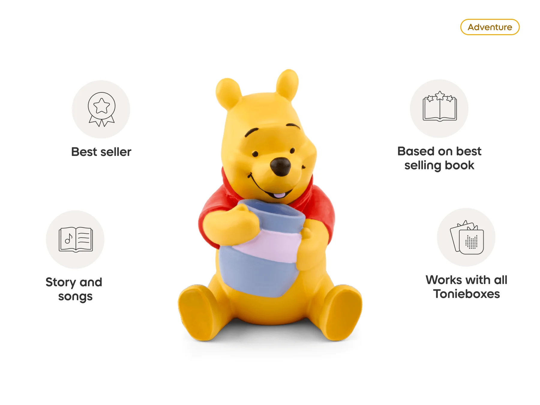 tonies Cloud Pink – Disney Winnie the Pooh Toniebox 2 Play Set - Image 9