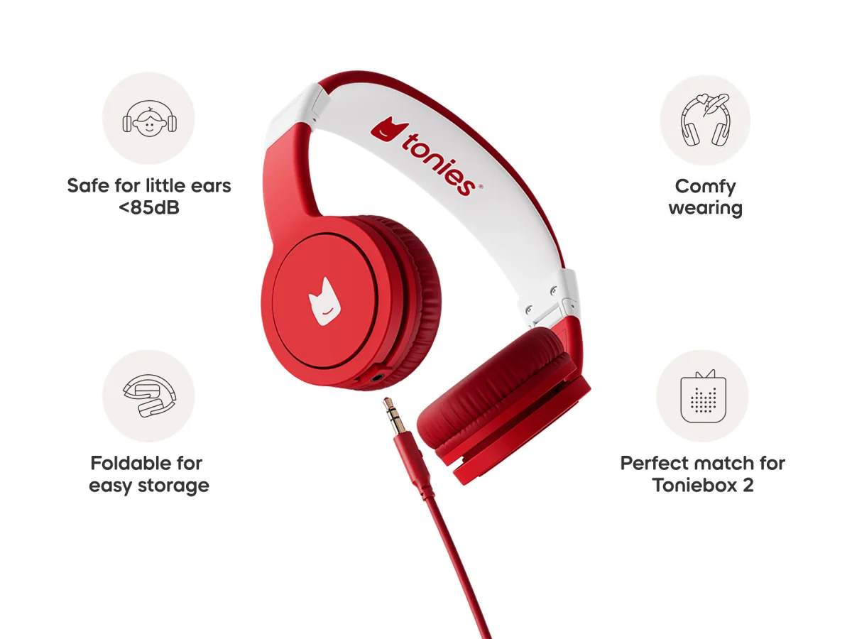tonies Wired Headphones: Sunset Red - Image 4