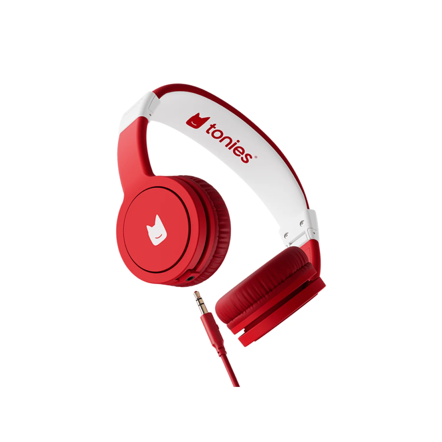 tonies Wired Headphones: Sunset Red
