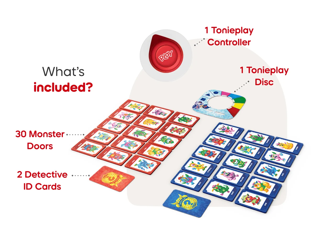 tonies Tonieplay Guess Who? Monster Mysteries Game & Controller - Image 4