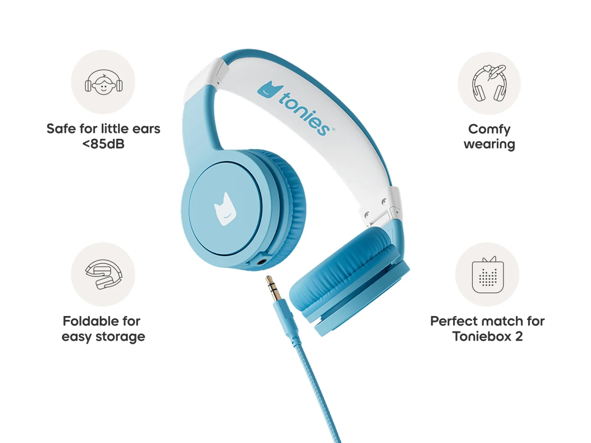 tonies Wired Headphones: Sky Blue - Image 4
