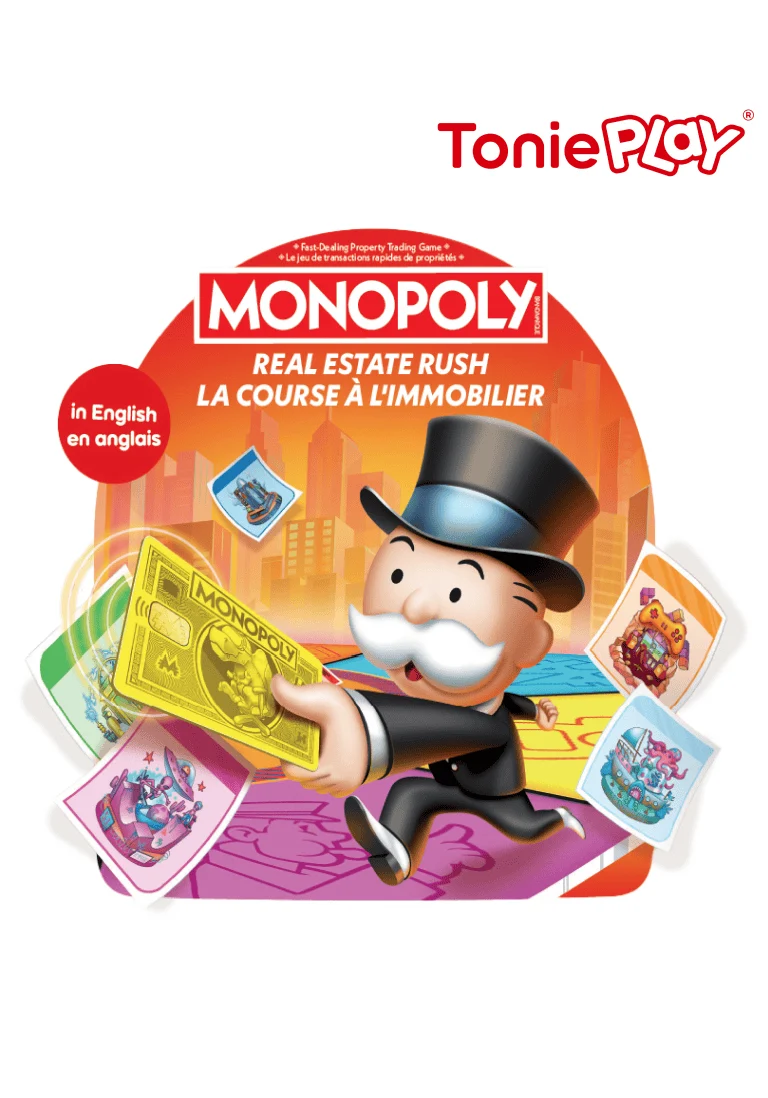 tonies Tonieplay Monopoly Real Estate Rush Game