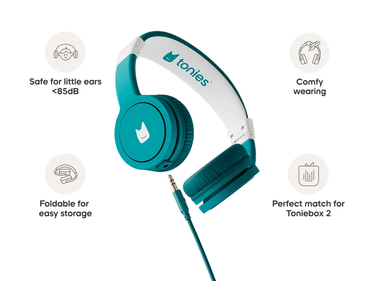 tonies Wired Headphones: Tropical Teal - Image 4