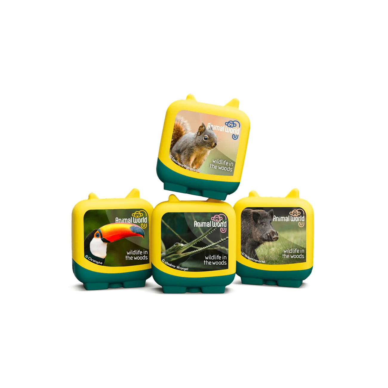 tonies 4 Pack – Animal World Wildlife in the Woods Pocket Tonies